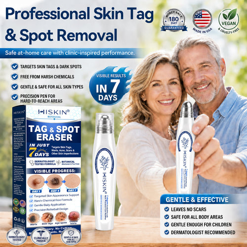 𝐇𝐈𝐒𝐊𝐈𝐍®💎 𝟕-𝐃𝒂𝘆 𝐒𝗸𝐢𝐧 𝐓𝒂𝗴 & 𝐒𝐩𝙤𝐭 𝐄𝐫𝒂𝐬𝙚𝐫 Painless & Scar-Free Advanced Imperfection Removal Rollerball Pen