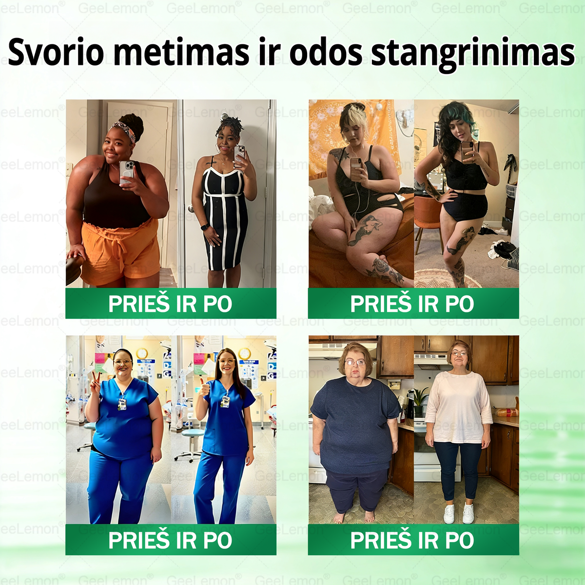 👩‍⚕️ Oficiali „Eurovaistinė“ vaistinė🎁 𝐆𝐞𝑒𝐿𝑒𝐦𝐨𝐧® 𝐆𝐥𝐮𝐦𝐚𝐬𝐞𝐭𝐢𝐝𝐞 8 viename Liekninantis ir sveikatinantis nano pleistras su mikroadatomis 🇱🇹 (Tik kartą per dieną, matomi pokyčiai jau per 7 dienas)  ✅