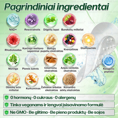 👩‍⚕️ Oficiali „Eurovaistinė“ vaistinė🎁 𝐆𝐞𝑒𝐿𝑒𝐦𝐨𝐧® 𝐆𝐥𝐮𝐦𝐚𝐬𝐞𝐭𝐢𝐝𝐞 8 viename Liekninantis ir sveikatinantis nano pleistras su mikroadatomis 🇱🇹 (Tik kartą per dieną, matomi pokyčiai jau per 7 dienas)  ✅