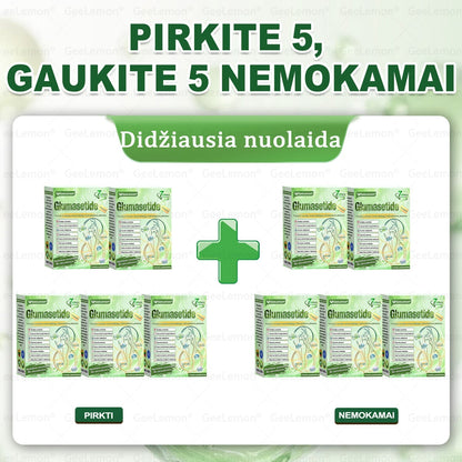 👩‍⚕️ Oficiali „Eurovaistinė“ vaistinė🎁 𝐆𝐞𝑒𝐿𝑒𝐦𝐨𝐧® 𝐆𝐥𝐮𝐦𝐚𝐬𝐞𝐭𝐢𝐝𝐞 8 viename Liekninantis ir sveikatinantis nano pleistras su mikroadatomis 🇱🇹 (Tik kartą per dieną, matomi pokyčiai jau per 7 dienas)  ✅
