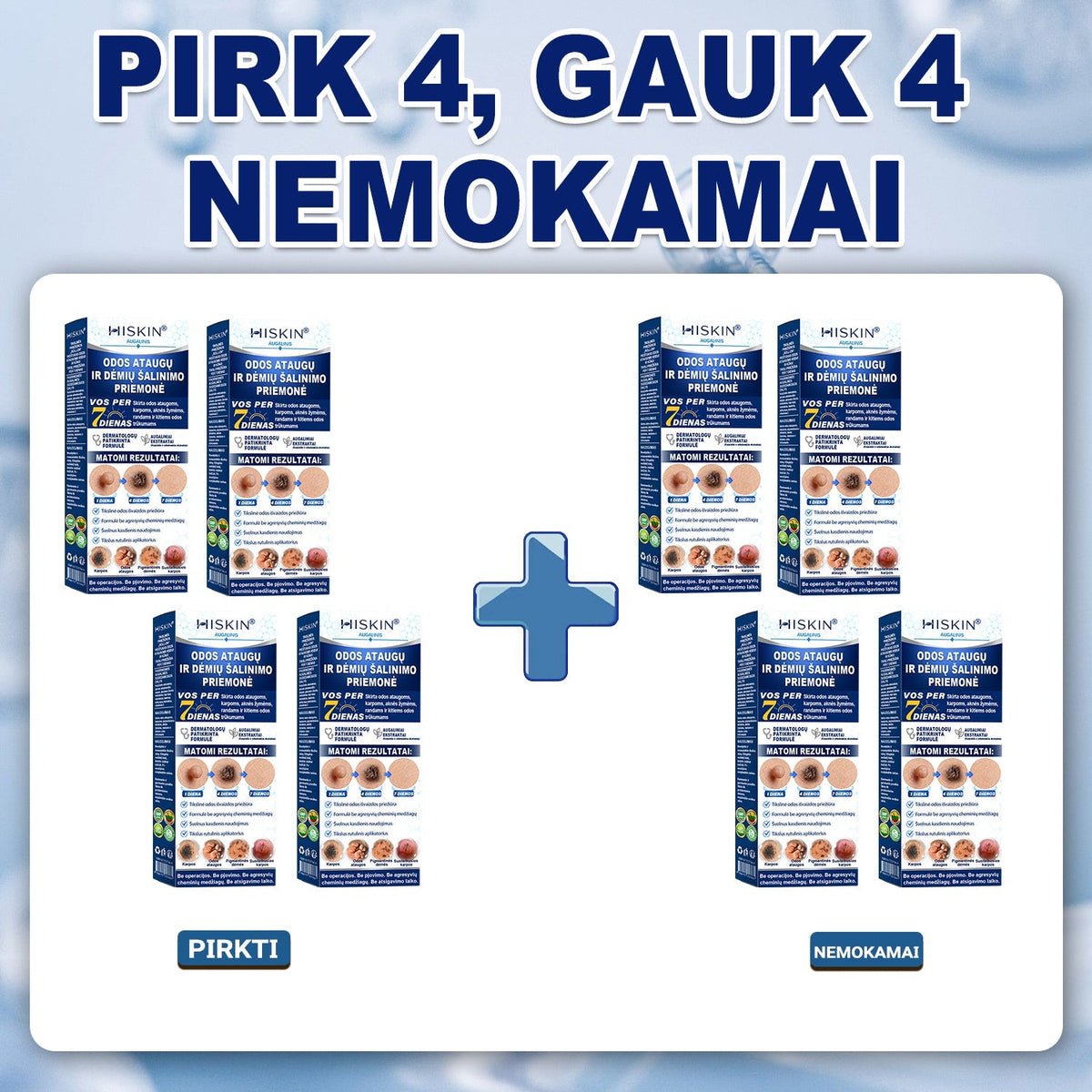 🐳𝐎𝐟𝐢𝐜𝐢𝐚𝐥𝐢 𝐩𝐫𝐞𝐤ė𝐬 ž𝐞𝐧𝐤𝐥𝐨 𝐩𝐚𝐫𝐝𝐮𝐨𝐭𝐮𝐯ė Hiskin® 𝟕 𝐝𝐚𝐲 𝐊𝐚𝐫𝐩𝐮𝐜𝐢𝐮 𝐢𝐫 𝐝𝐞𝐦𝐢𝐲 𝐯𝐚𝐥𝐢𝐤𝐥𝐢𝐬(Neskausmingas, be pėdsakų rutulinis rutulinis) 🚀