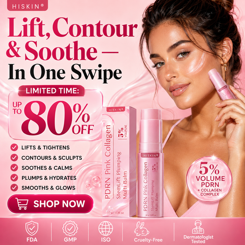 🌺𝐇𝐈𝐒𝐊𝐈𝐍® 𝐏𝐃𝐑𝐍 𝐏𝐢𝐧𝐤 𝐂𝐨𝐥𝐥𝐚𝐠𝐞𝐧 𝐒𝐭𝐞𝐦𝐋𝐢𝐟𝐭 𝐏𝐥𝐮𝐦𝐩𝐢𝐧𝐠 𝐌𝐮𝐥𝐭𝐢 𝐁𝐚𝐥𝐦 𝐟𝐨𝐫 𝐔𝐧𝐝𝐞𝐫-𝐄𝐲𝐞𝐬, 𝐍𝐞𝐜𝐤, 𝐅𝐨𝐫𝐞𝐡𝐞𝐚𝐝, 𝐒𝐦𝐢𝐥𝐞 𝐋𝐢𝐧𝐞𝐬,𝐅𝐢𝐫𝐦𝐢𝐧𝐠, 𝐋𝐢𝐟𝐭𝐢𝐧𝐠, 𝐅𝐮𝐥𝐥𝐞𝐫-𝐋𝐨𝐨𝐤𝐢𝐧𝐠 𝐂𝐮𝐫𝐯𝐞𝐬 & 𝐒𝐤𝐢𝐧 𝐂𝐨𝐦𝐟𝐨𝐫𝐭